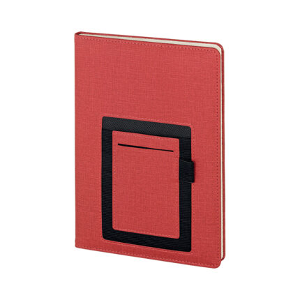 2421-HOLMEN Kırmızı 15 x 21 Termo Deri̇ Defter (Holmen Ki̇tap Kağıdı)